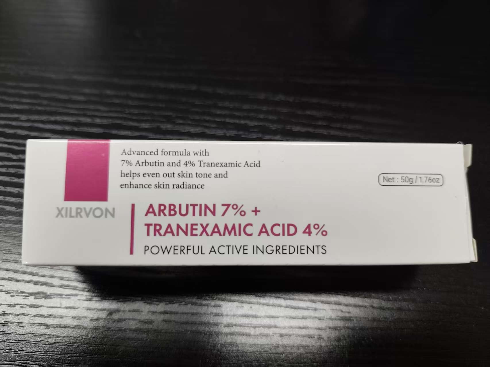 XILRVON product being ready for layering under makeup