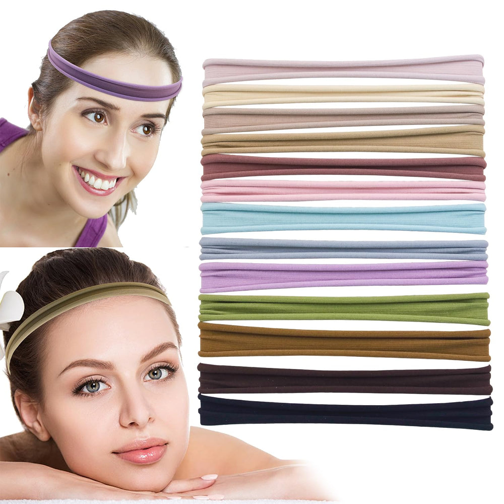 XIMA headbands in a colorful pattern collection for versatile styling