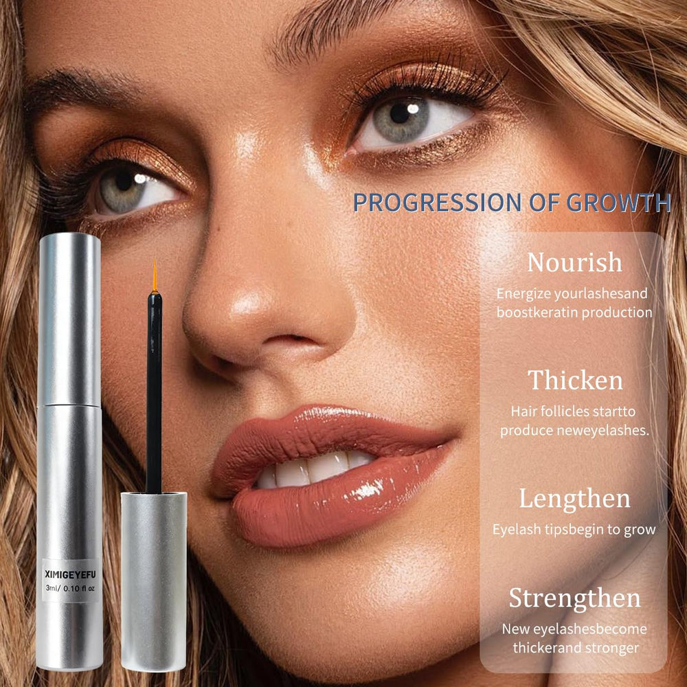 Texture-rich XIMIGEYEFU serum drop showing smooth consistency