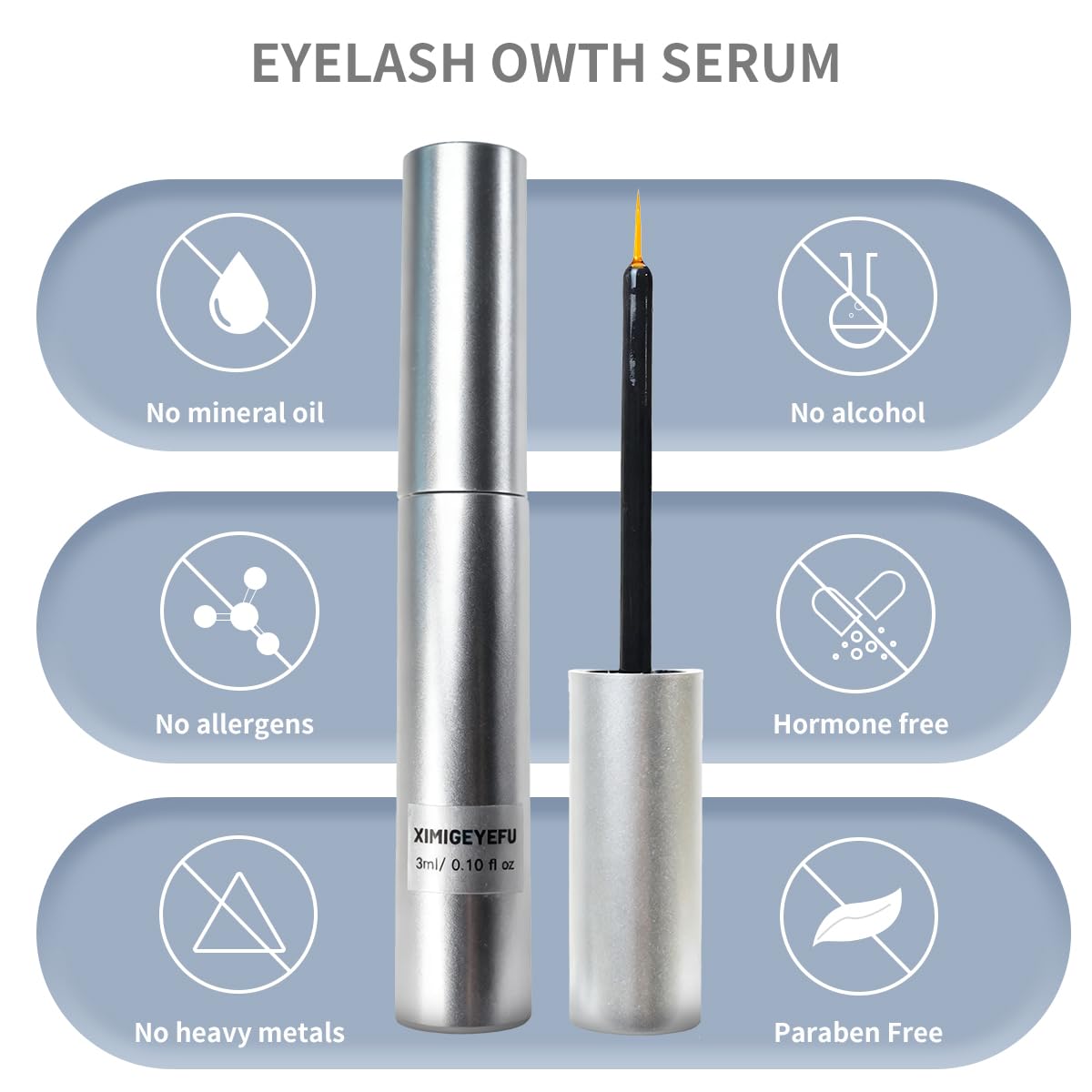 Icon indicating vegan, plant-based formula for XIMIGEYEFU serum