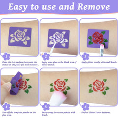XiQiDianr glue bottles-4-pack for precise application and clean removal.