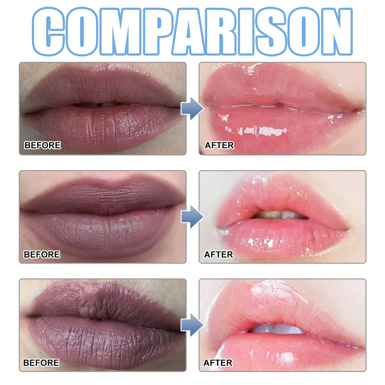 XIRUJNFD Lip Serum night routine application for overnight care.