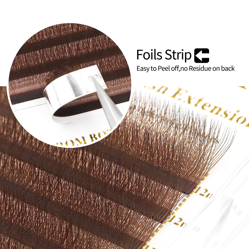 XIUSUZAKI easy foil pickup with no residue on lashes tiles