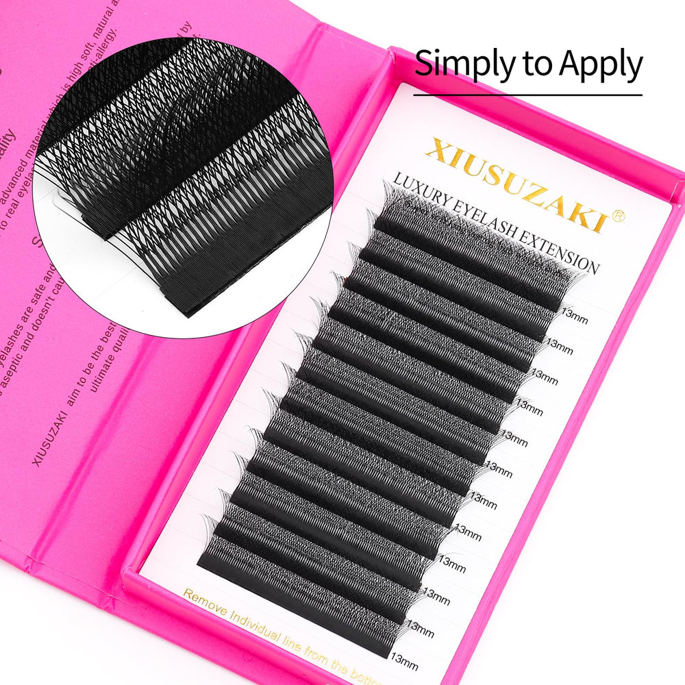 XIUSUZAKI two-tips design delivers fluffy, graceful lashes.