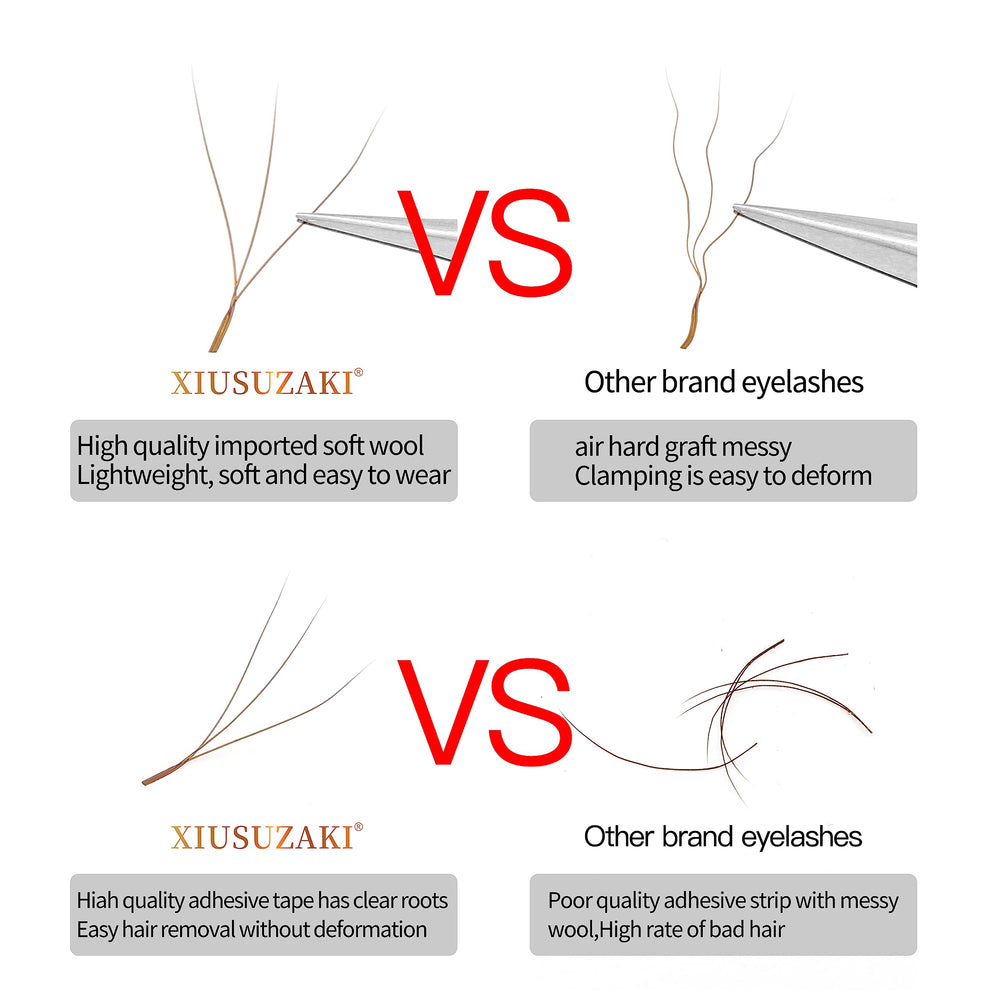 XIUSUZAKI soft premium material offers comfortable wear and natural feel