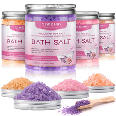 XIWEIOO lavender fragrance bath salt kit for a calming home spa experience