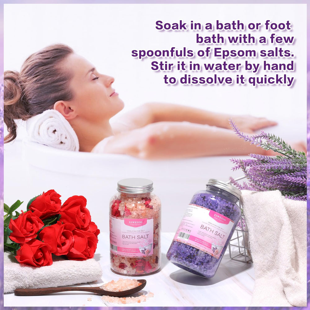 XIWEIOO essential oil blend enhances the bath with calming notes