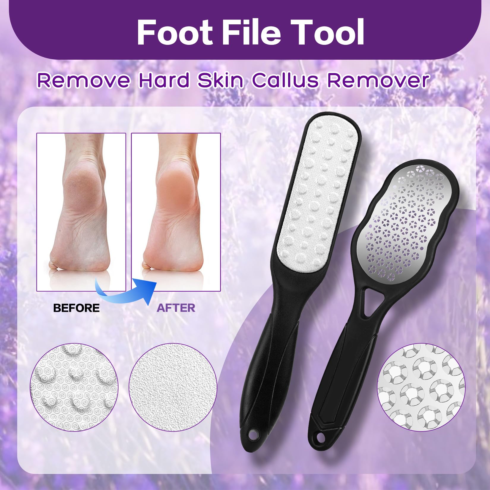 XIWEIOO second exfoliating brush enables deeper cleaning and foot refinement.