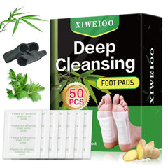 xiweioo ginger-wormwood-bamboo-vinegar foot pads aroma for calming bedtime routine