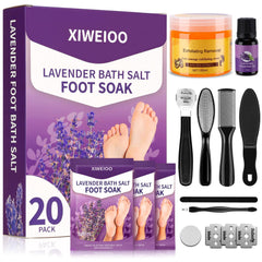 xiweioo foot soak bottle with tea tree oil for refreshing spa