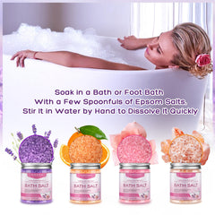 XIWEIOO Himalayan pink salt foot soak for smoother skin