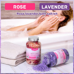 XIWEIOO rose and lavender petals add natural aroma to a relaxing bath