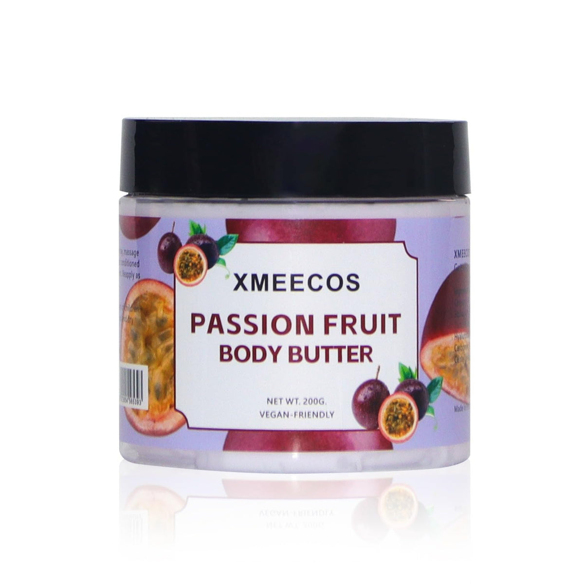 XMEECOS Body Butter bottle with passion fruit aroma delivering hydration