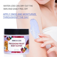 XMEECOS Body Butter being applied to hands for deep moisture
