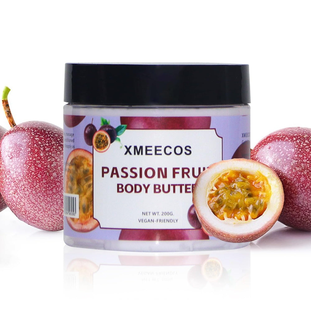 XMEECOS Body Butter texture close-up showing creamy nourishment for dry skin