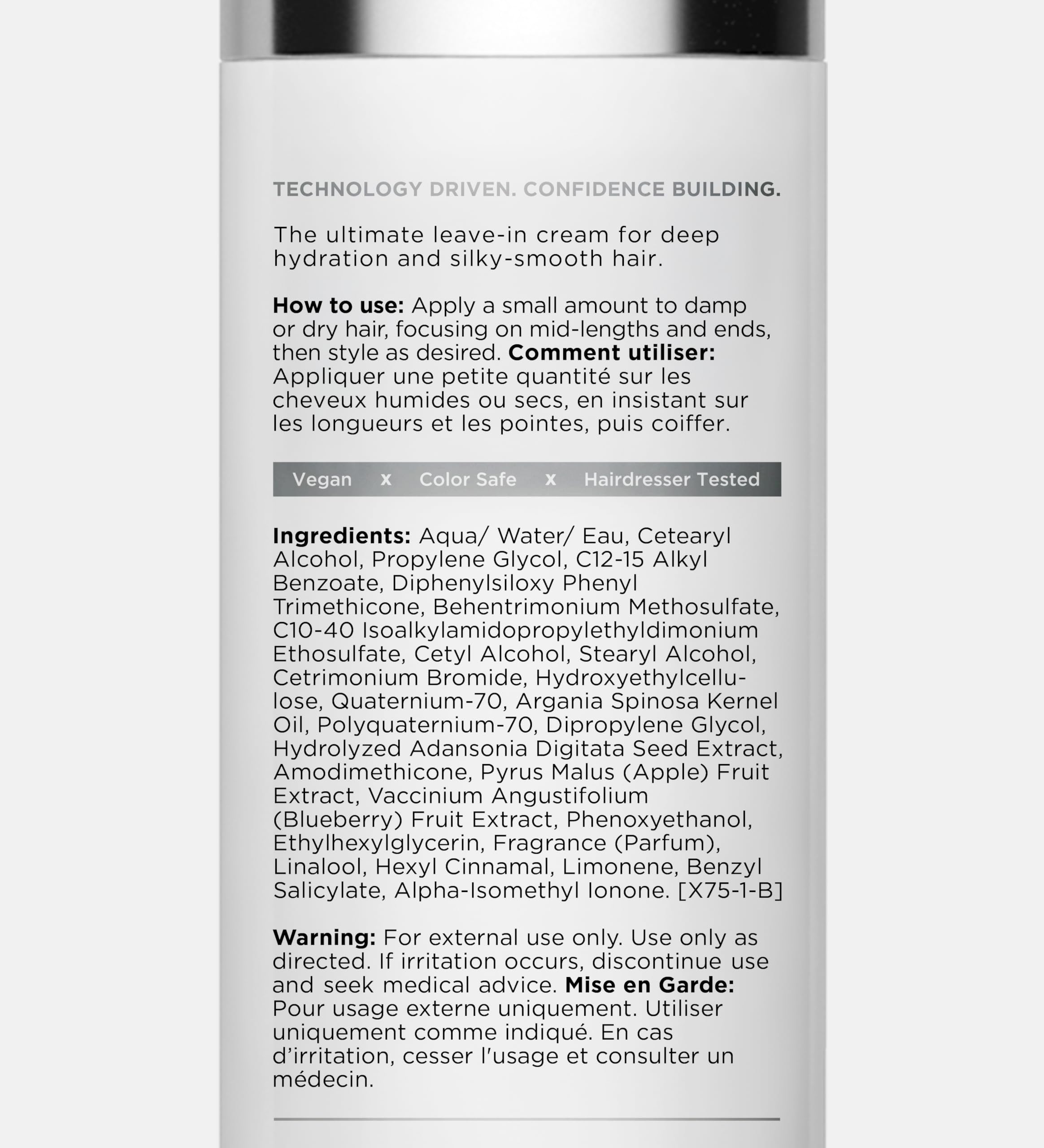 XMONDO Hair Hydrify suitable for daily use on damp or dry hair.