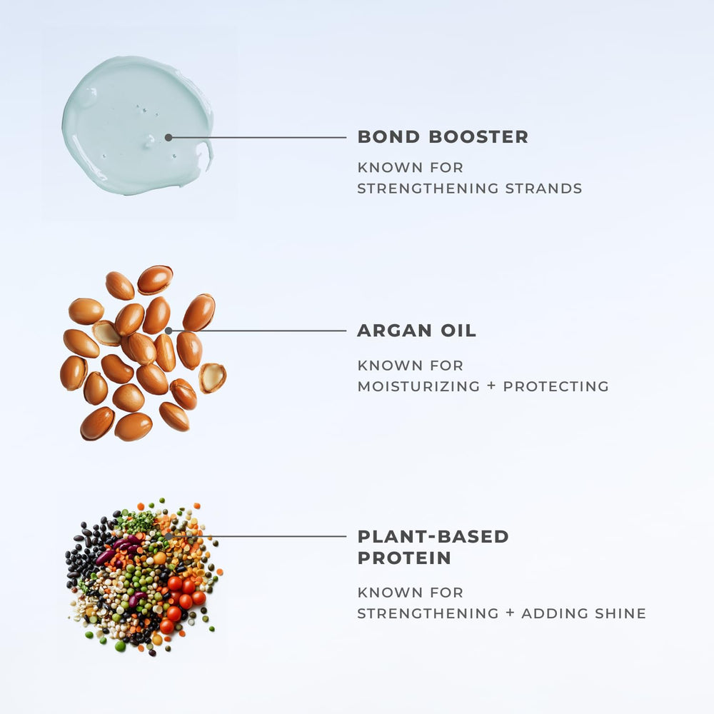 XMONDO conditioner with maracuja oil and hyaluronic acid for moisture.