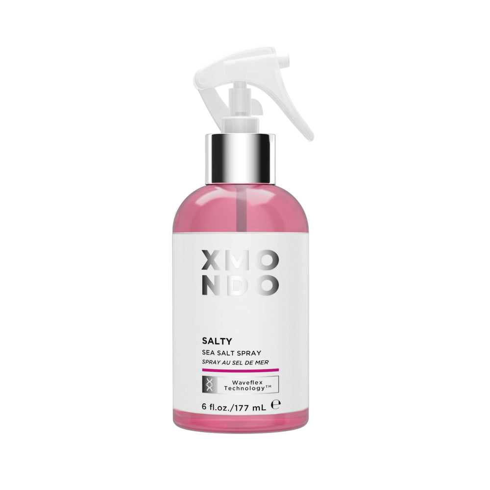 XMONDO Hair Salty Sea Salt Spray bottle front for quick beachy texture.