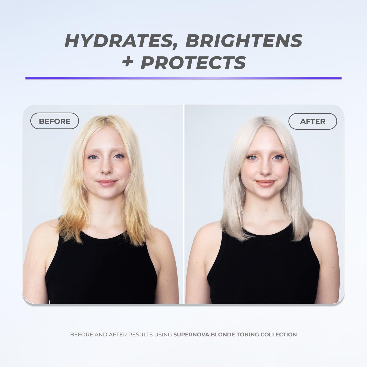 XMONDO Supernova brightens blonde tones to reduce brass