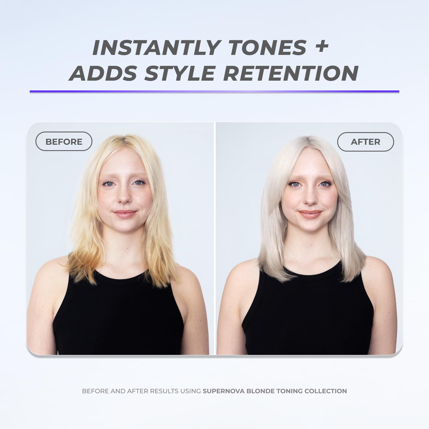 XMONDO Supernova foam dispenser shows easy, even distribution across damp hair