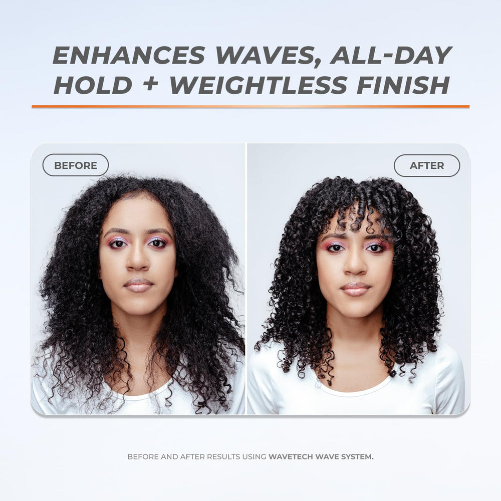 XMONDO Wavetech Foam hands scrunch to define waves