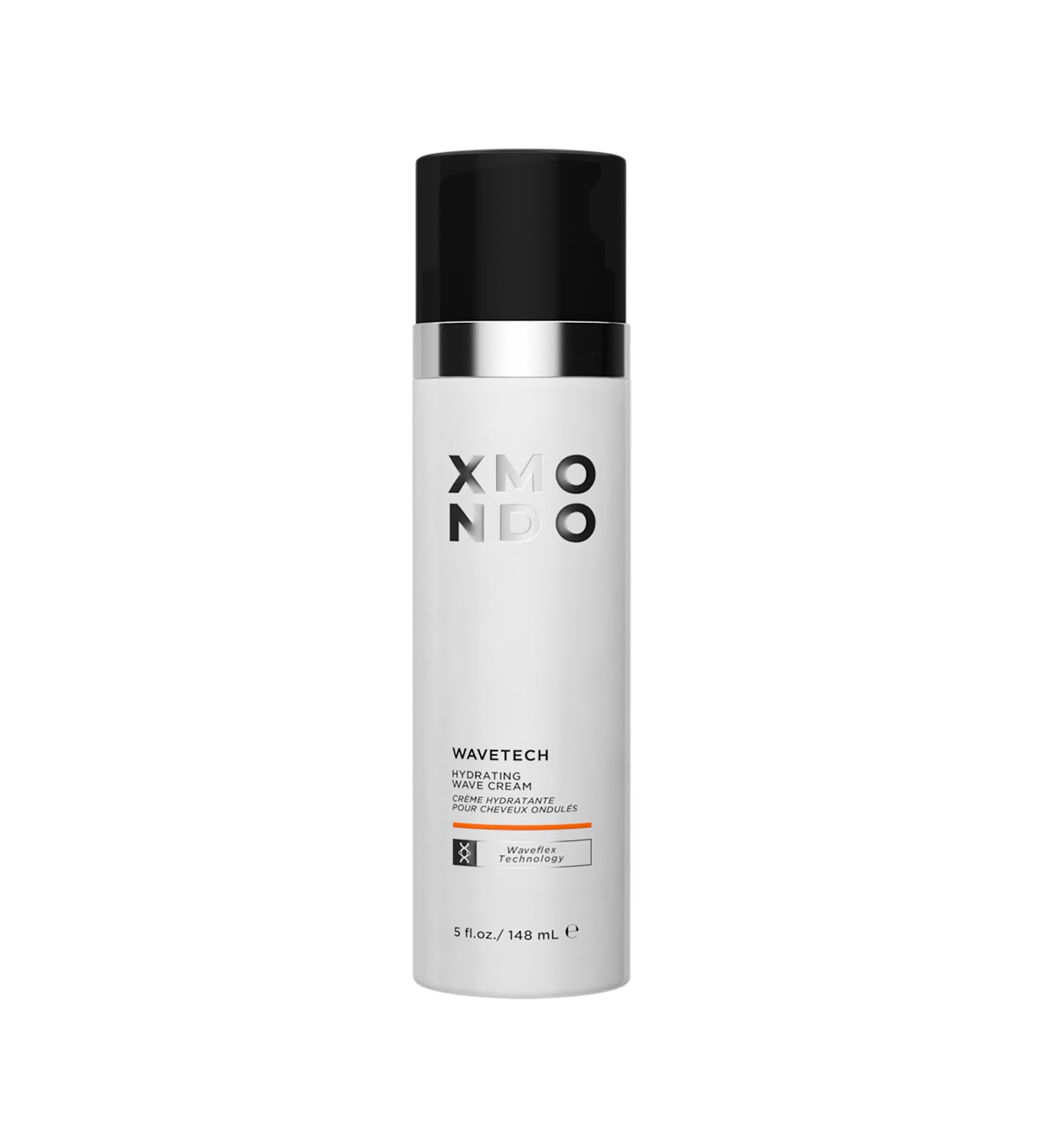 XMONDO Wavetech Hydrating Wave Cream bottle promotes defined waves and moisture.