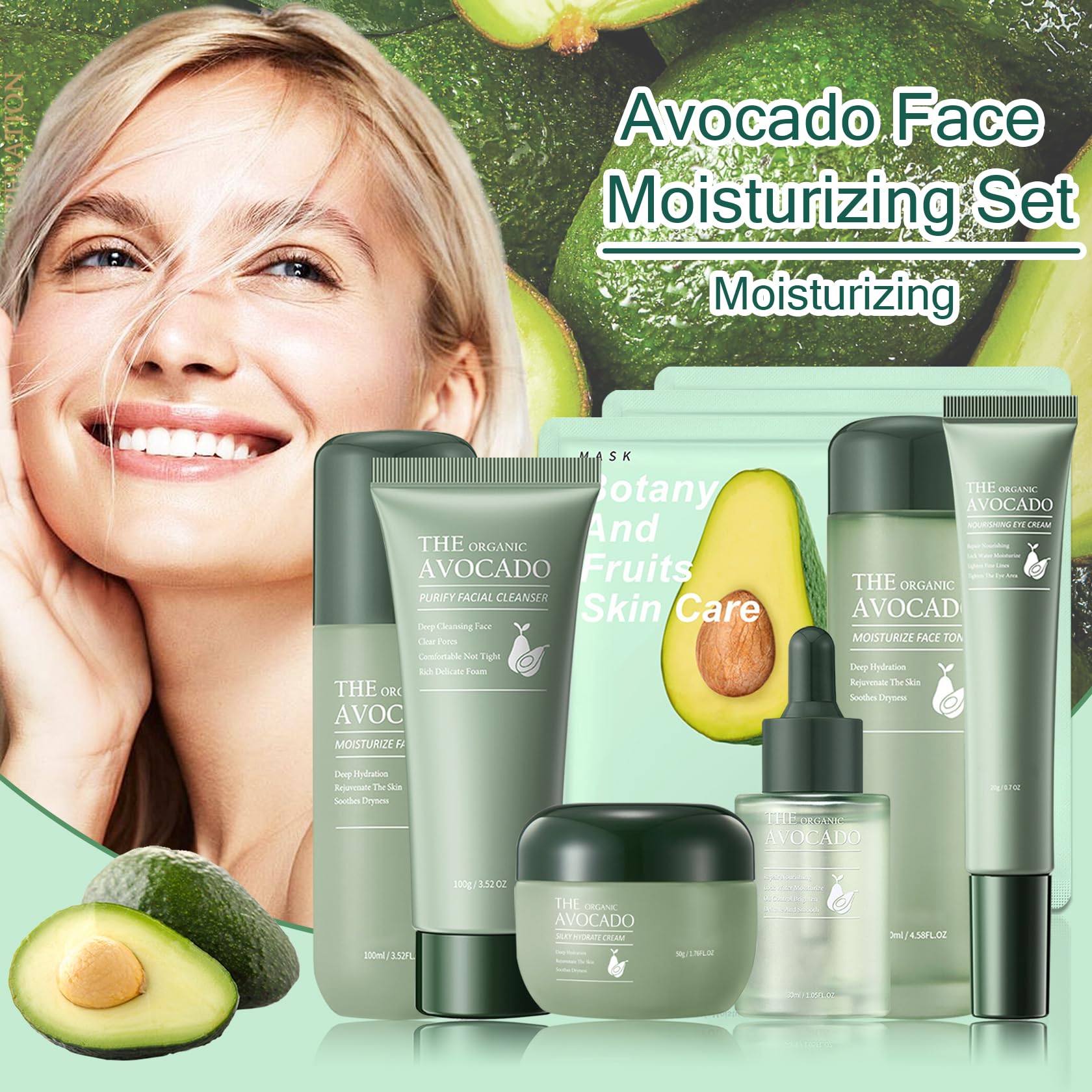 XMXueMei avocado-face-wash cleanses and refreshes the skin