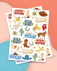 xo, Fetti cowboy boots tattoo sheet adds rodeo fun to events.