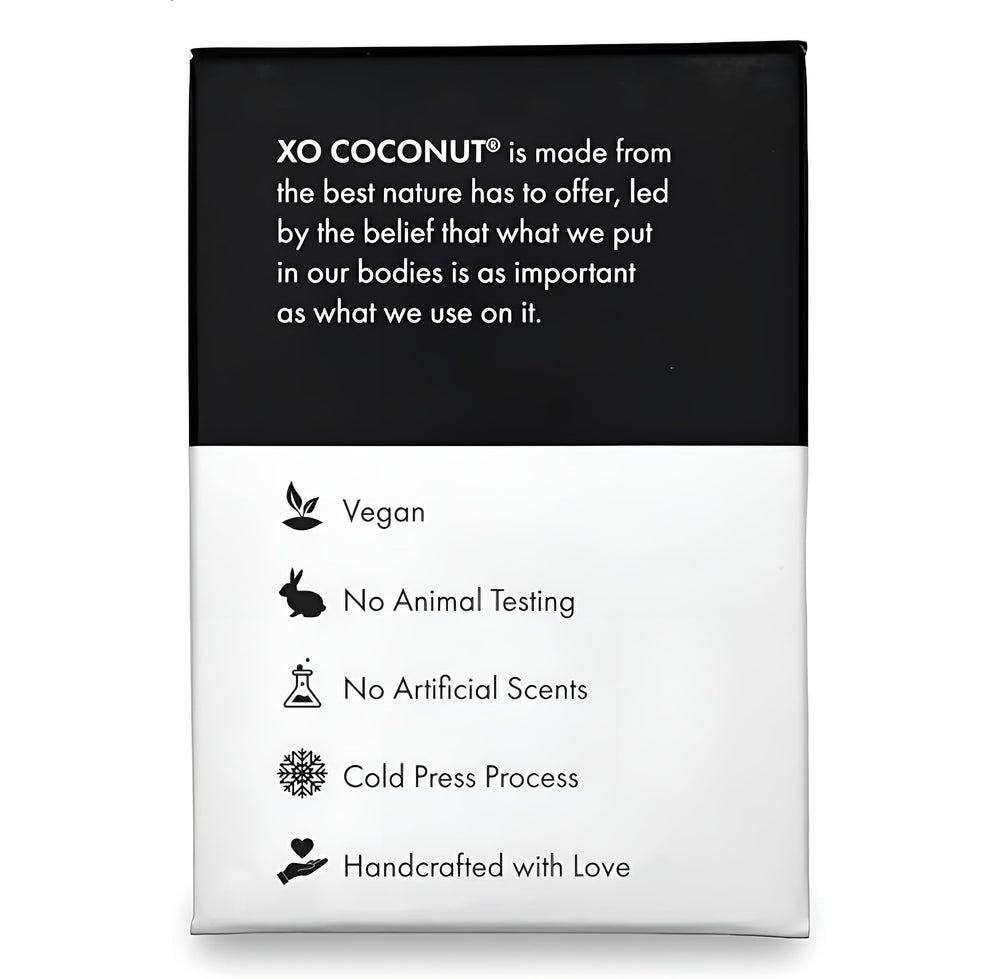 XO COCONUT small-batch handmade soap reflects quality and care