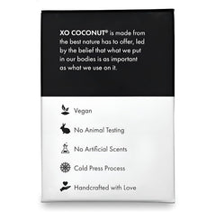 XO COCONUT small-batch handmade soap reflects quality and care