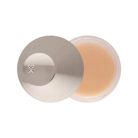 XOUL Ever Moist Volume Lip Balm cap close-up showing glossy hydration