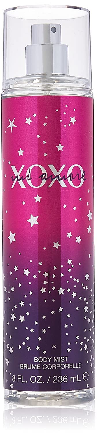 XOXO Mi Amore body mist bottle front view for daily wear.