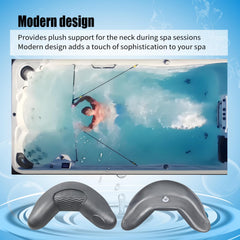 XQK Spa Neck Pillow easy-clean durable material cleans quickly after use.