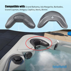XQK Spa Neck Pillow compatible with Artisean Island and Tropic Seas spas across multiple models.