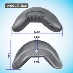 XQK Spa Neck Pillow install-post secures quick mounting on spa edge.