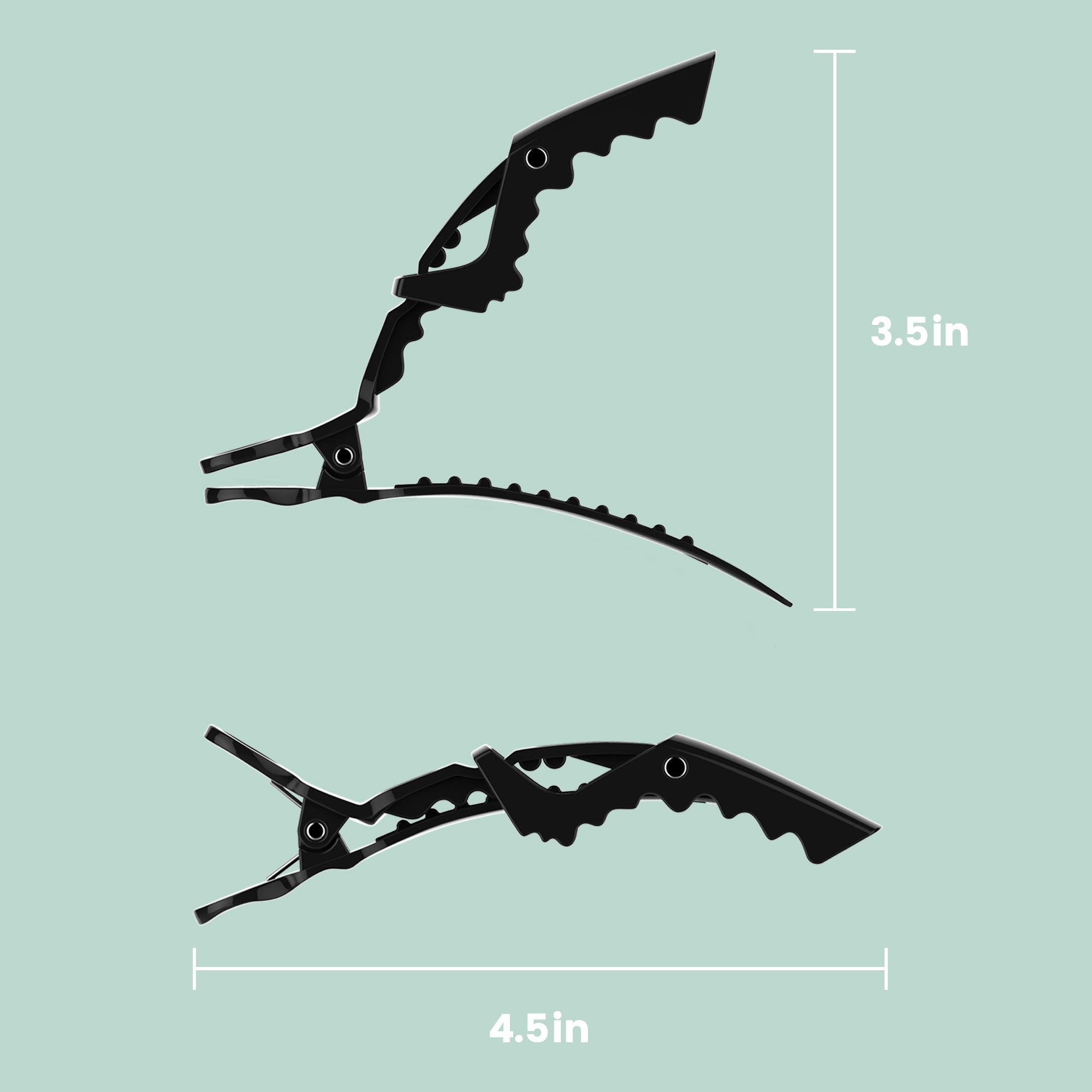 Xtava nonslip grip hair clip prevents slipping during styling