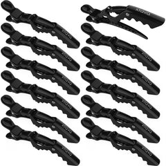 Xtava styling hair clips in a 12-piece set for tidy sections during blow-drying