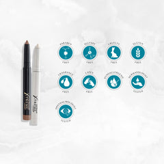 Xtreme Lashes GlideShadow Sienna base for smooth color on lids.