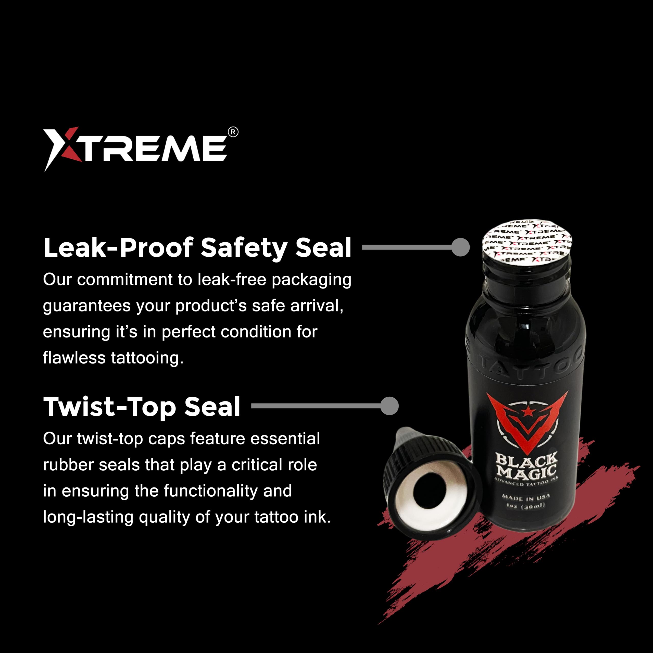 XTREME Tattoo Ink professional colors collection offers versatility