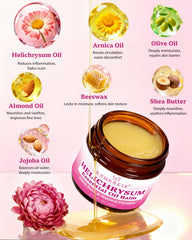 XUEBEIK Helichrysum balm applied to the face for smooth application
