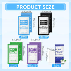 Xuezoioy mini body wash 10ml, refreshing cleanse during trips.