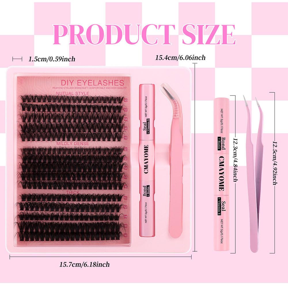 XVYLFZNP precision tweezers with lash bond bottle demonstrating accurate placement