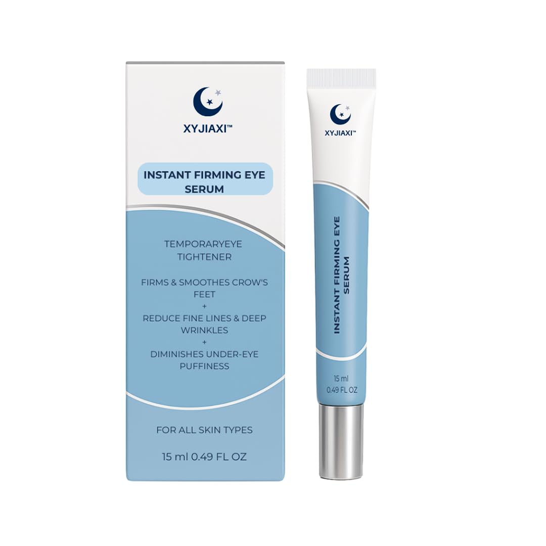 XYJIAXI After-application glow shows refreshed eye area without heaviness