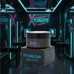 Xyloglyph Men's Hair Paste all-hair-types shows versatile performance for straight to curly styles.
