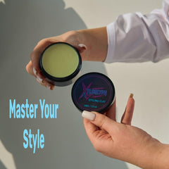 Xyloglyph Men's Hair Paste strong-hold highlights lasting shape without greasiness.
