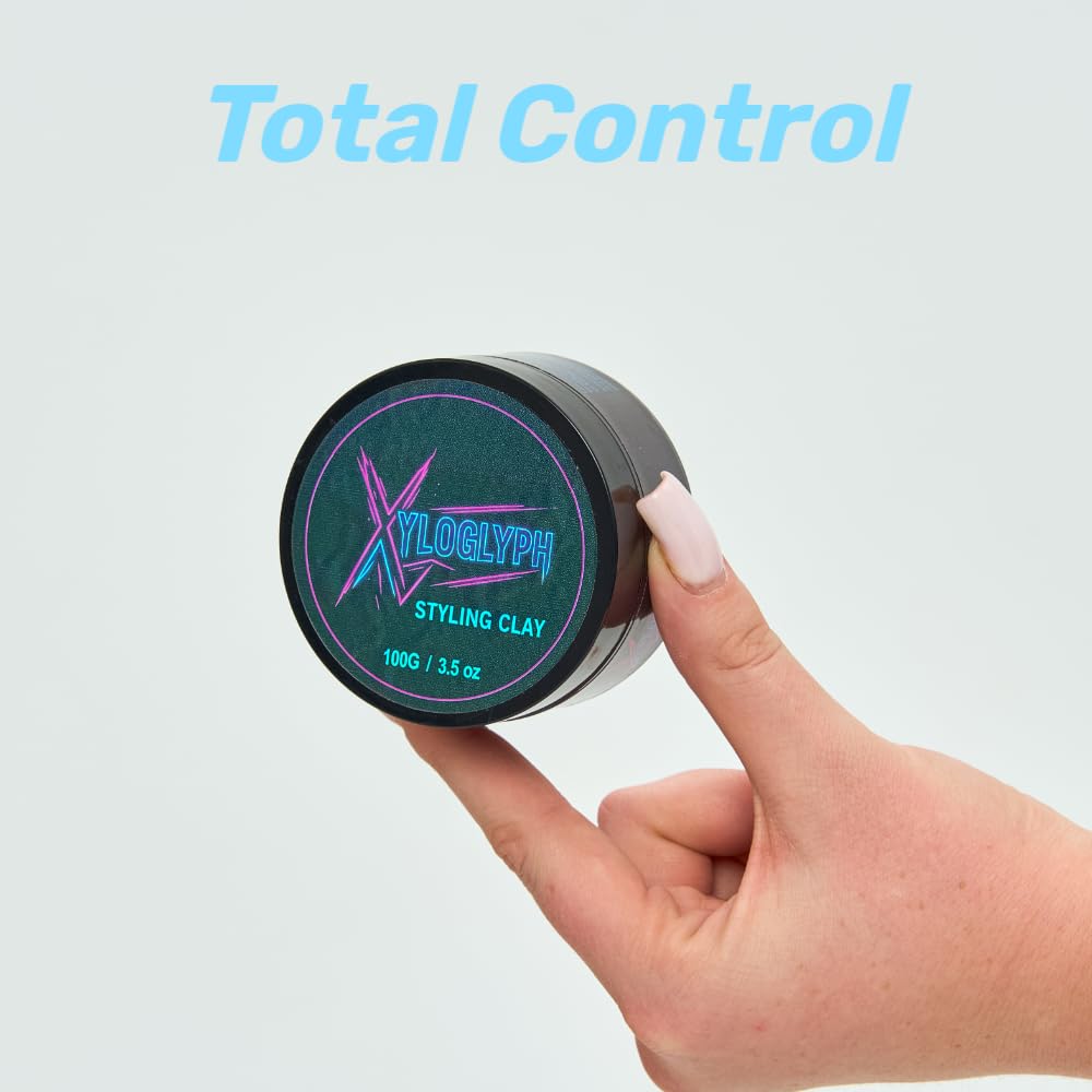 Xyloglyph Men's Hair Paste styling matte-finish showcases matte look with strong, flexible control.