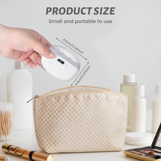 Xyulaan 3-in-1 electric nail clipper top view with clean white body.