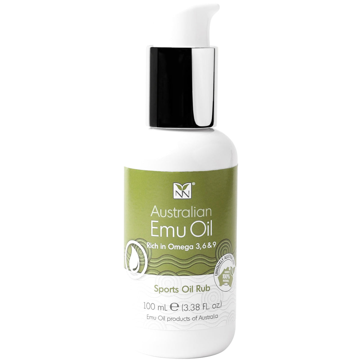 Y-Not Natural Sports Oil bottle ready for at‑home massage relief