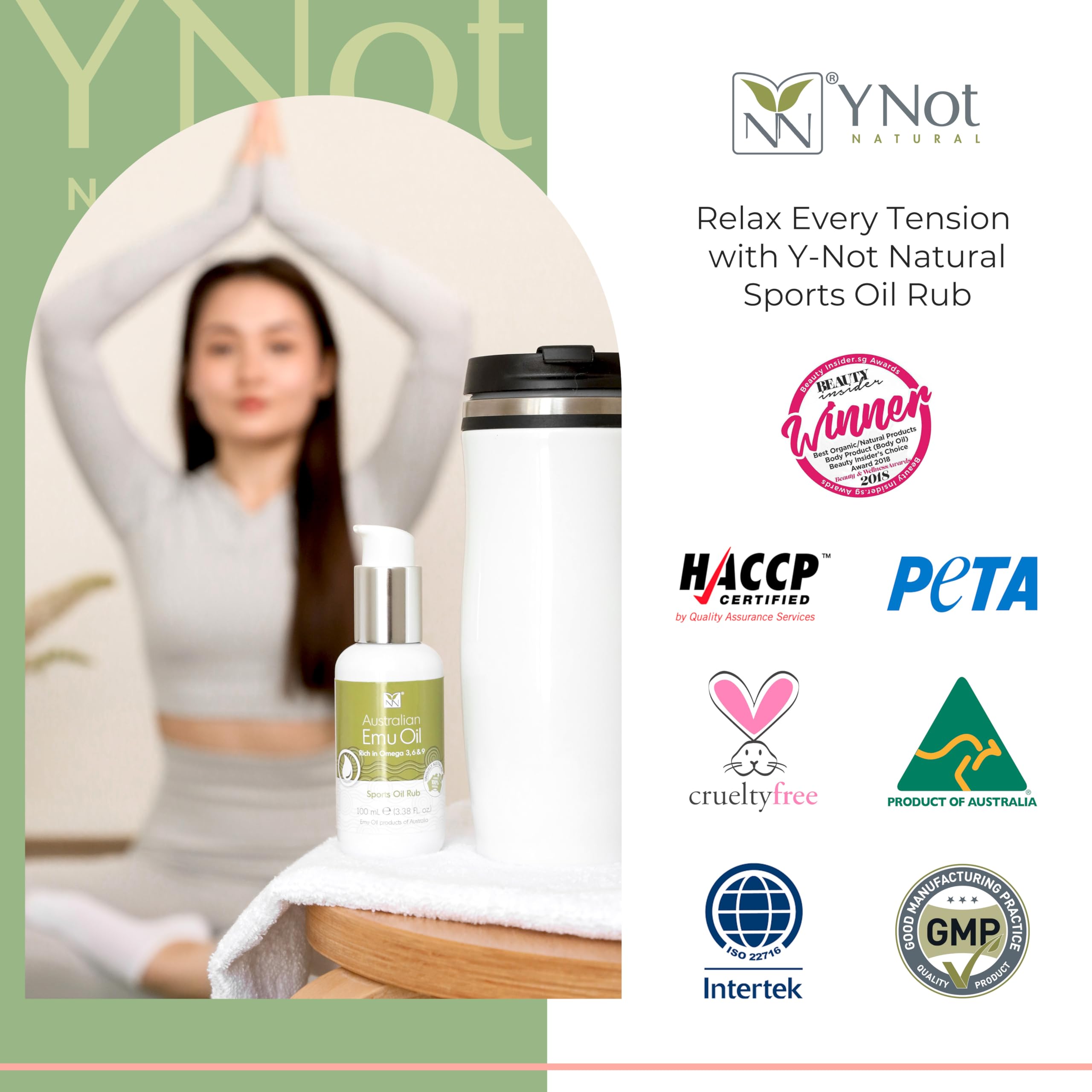 Y-Not Natural Tea Tree Oil in the blend