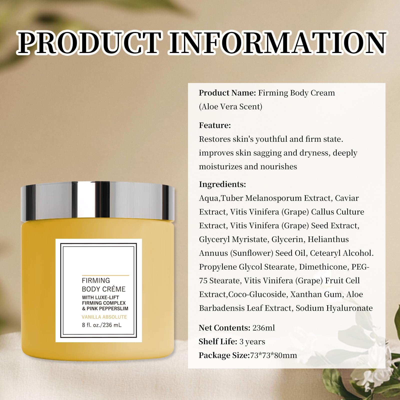 Hands applying Yabacado Champagne Lift & Firming Cream for hydration